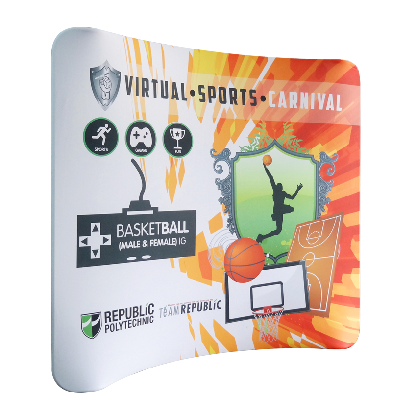 S style fabric display