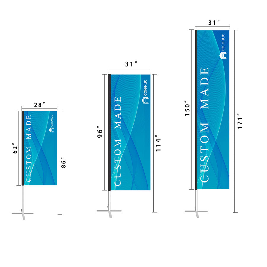 Custom Event Flags | Teardrop Flag | Feather Flags | Rectangular Flags | Shark Fin Flag