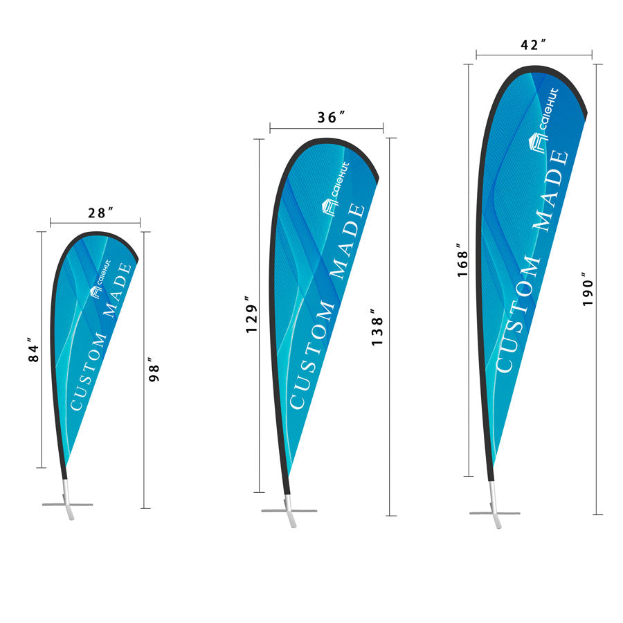 Custom Event Flags | Teardrop Flag | Feather Flags | Rectangular Flags | Shark Fin Flag